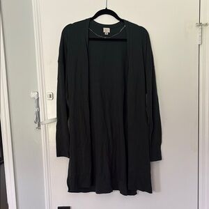 Women's Green Cardigan Sweater